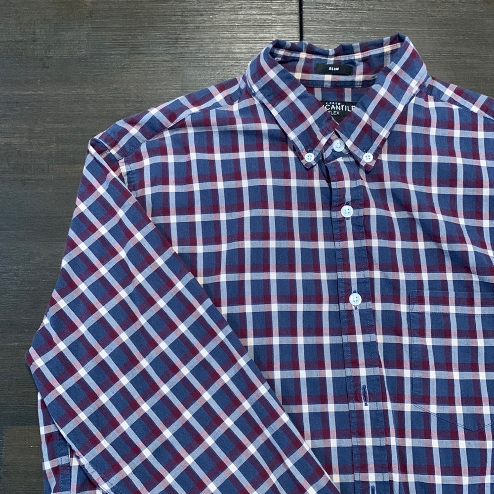 J. Crew Plaid Dress Shirt